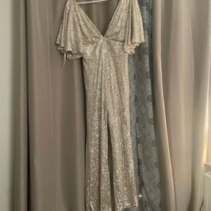 Vici (NWT) Trophey Wife Sequin Jumpsuit - smal